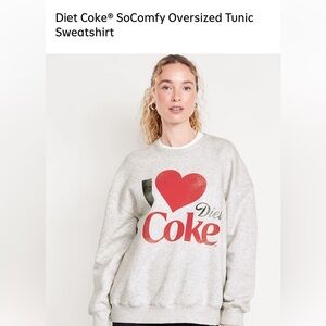 Old Navy So Comfy Oversized Diet Coke Tunic Size Medium